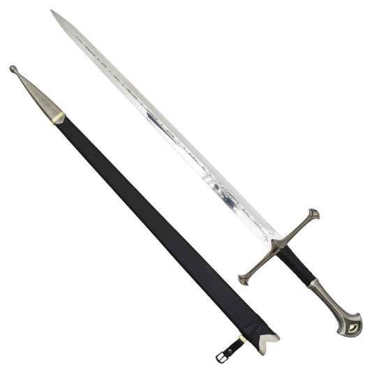 Aragorn's Steel Display Sword Replica (Andúril) with Scabbard - The Lord of the Rings Series (033CU)