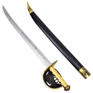 Jack Sparrow's Steel Display Sword Replica - Pirates of the Caribbean Series (017BS)