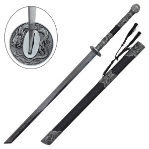 Tradtitional Tang Dynasty Sword (Silver Accents) ZS6045GT
